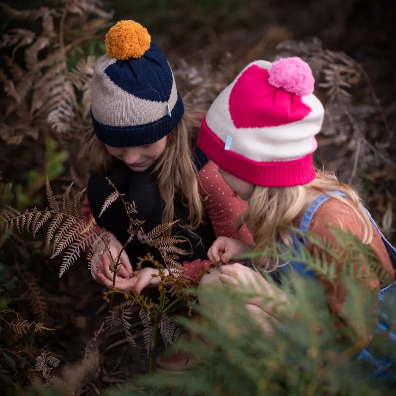 Acorn Stripes Beanie - Navy