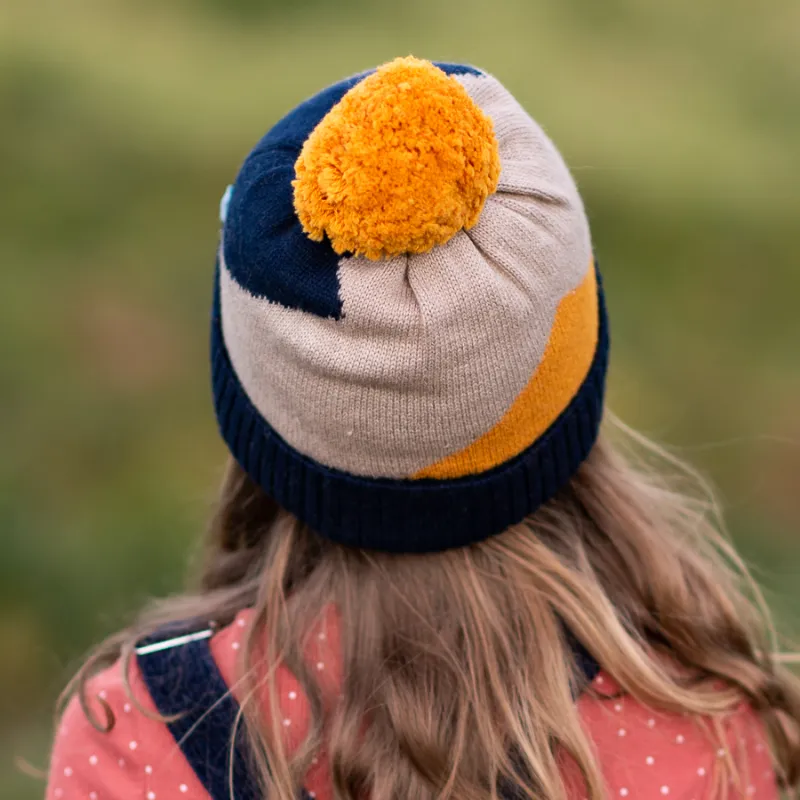 Acorn Stripes Beanie - Navy