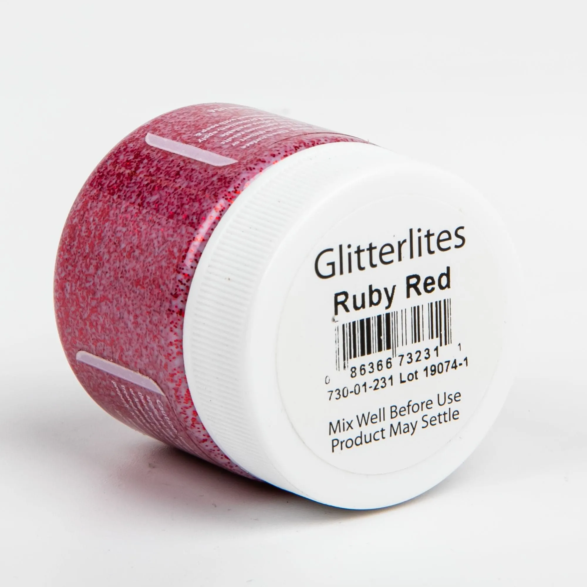 Angelus Glitterlite Acrylic Paint Ruby Red #231 Paint 29Ml