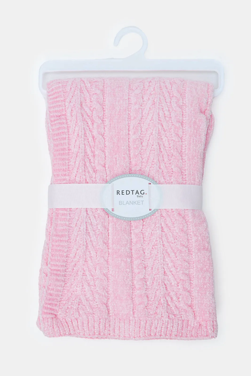 Baby Pink Chenille Blanket