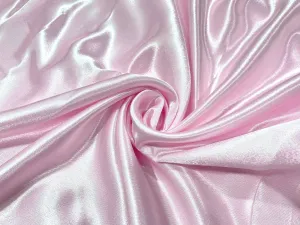 Baby Pink Moss Satin Fabric (Wholesale)