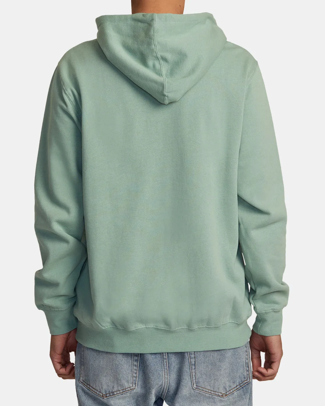 Big RVCA Pullover Hoodie - Green Haze