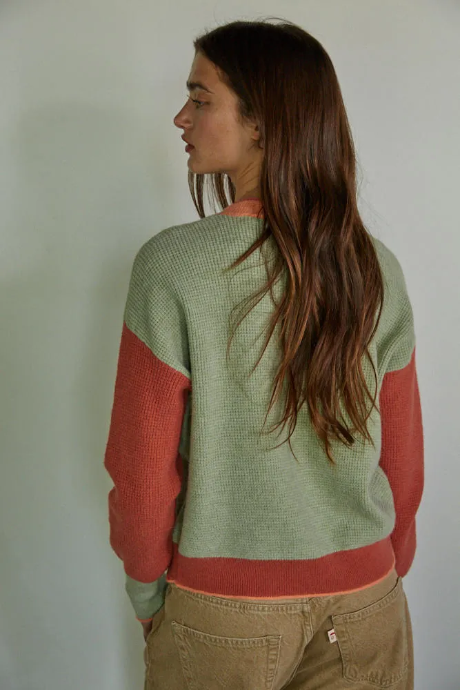 BRYNN CONTRAST SWEATER