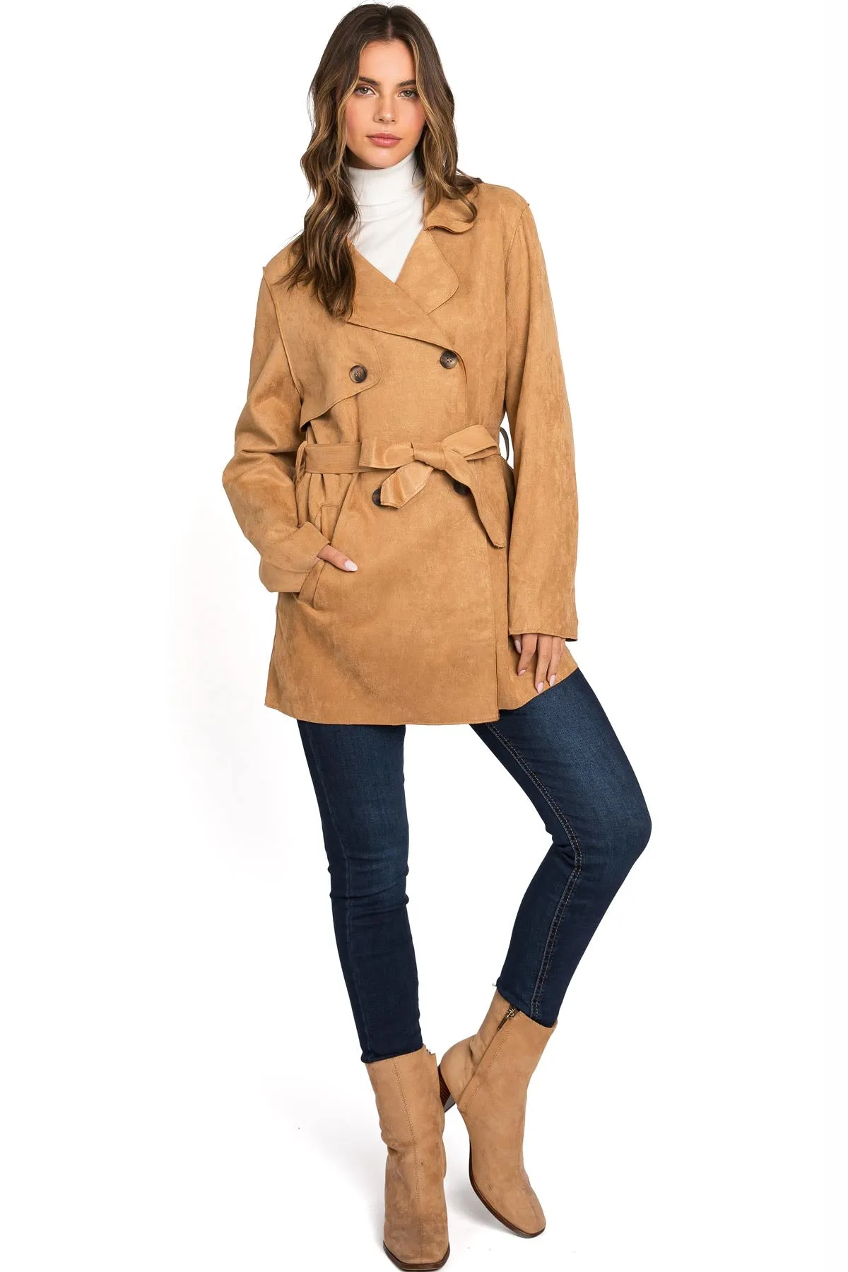 Cambridge Faux Suede Coat