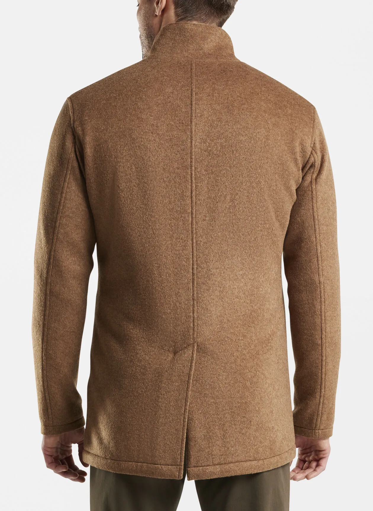 CROWN FLEX FLEECE CITY COAT - HAZELWOOD