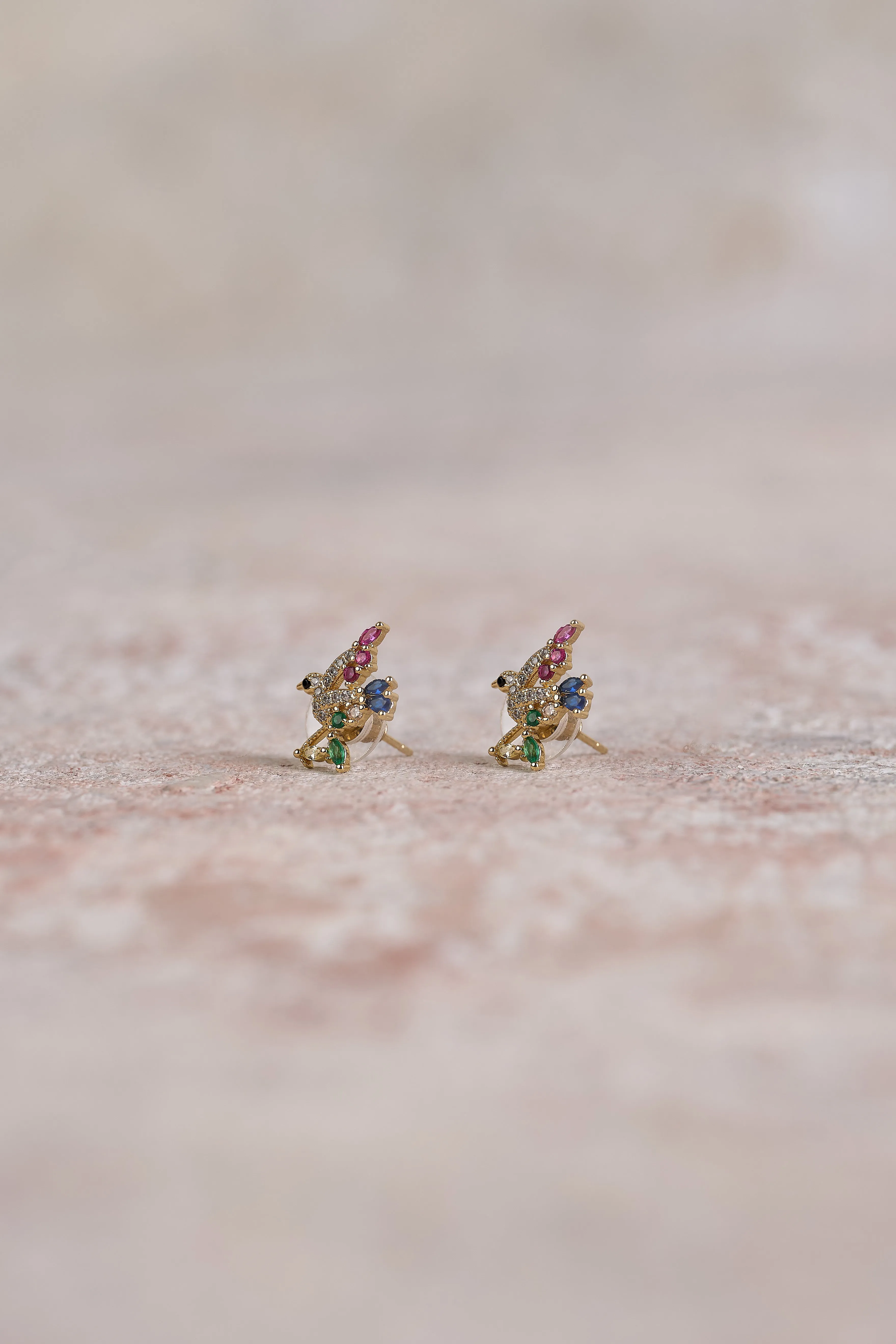 Delicate Swallow Studs