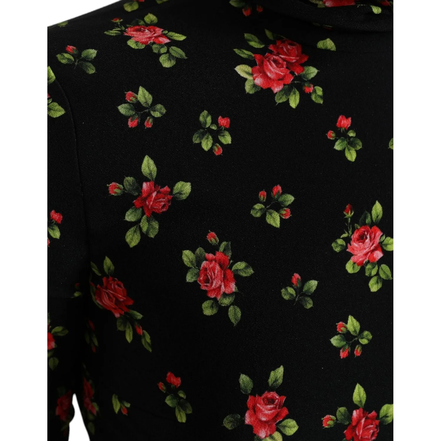 Dolce & Gabbana Elegant Floral Silk Blend Top