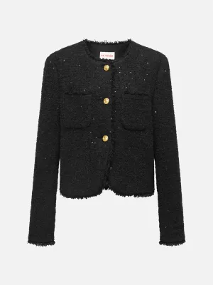 EP YAYING Sequin Boucle Short Jacket