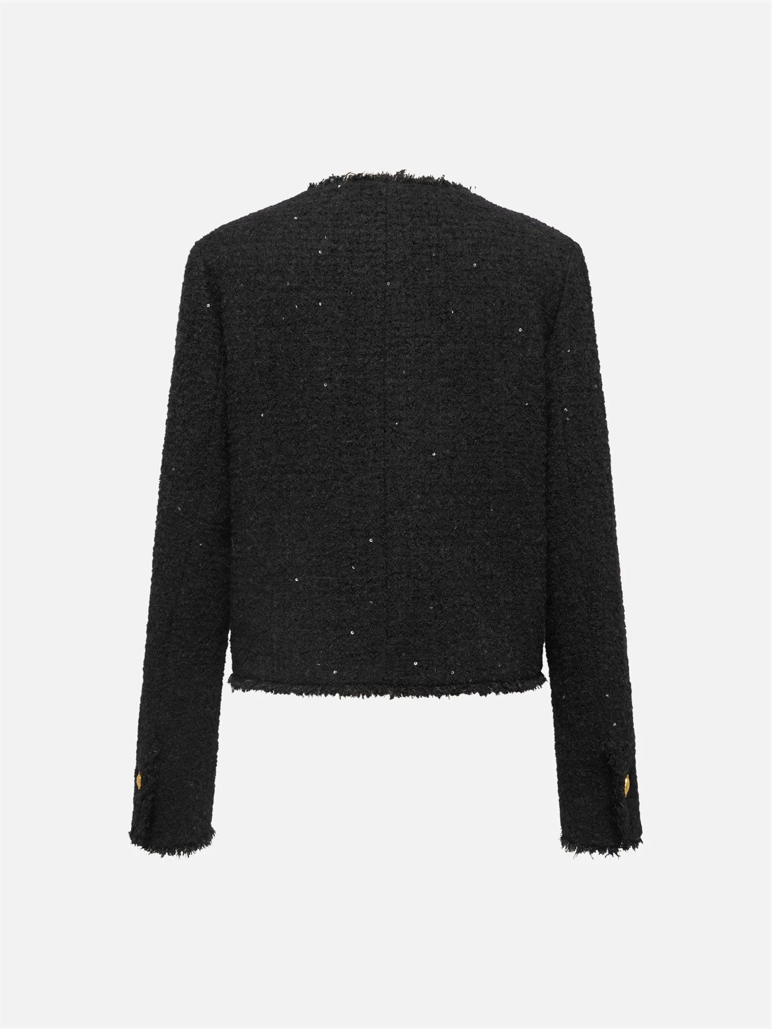 EP YAYING Sequin Boucle Short Jacket