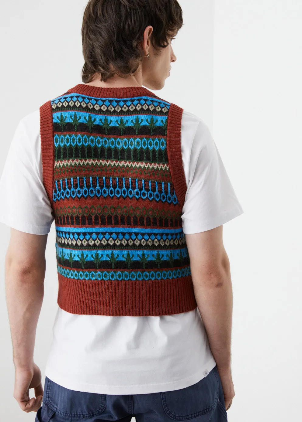 Fair Isle Knitted Vest