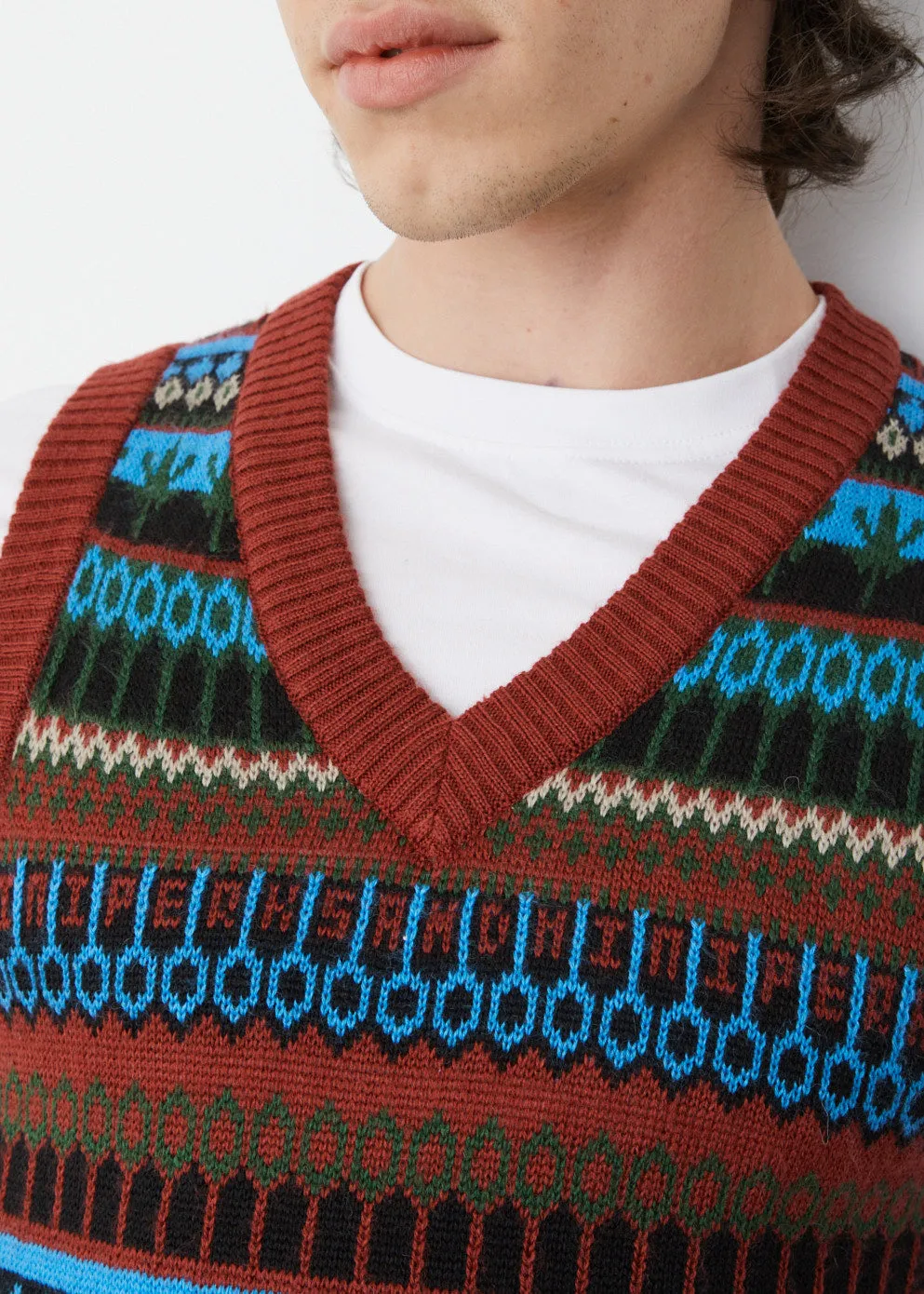 Fair Isle Knitted Vest