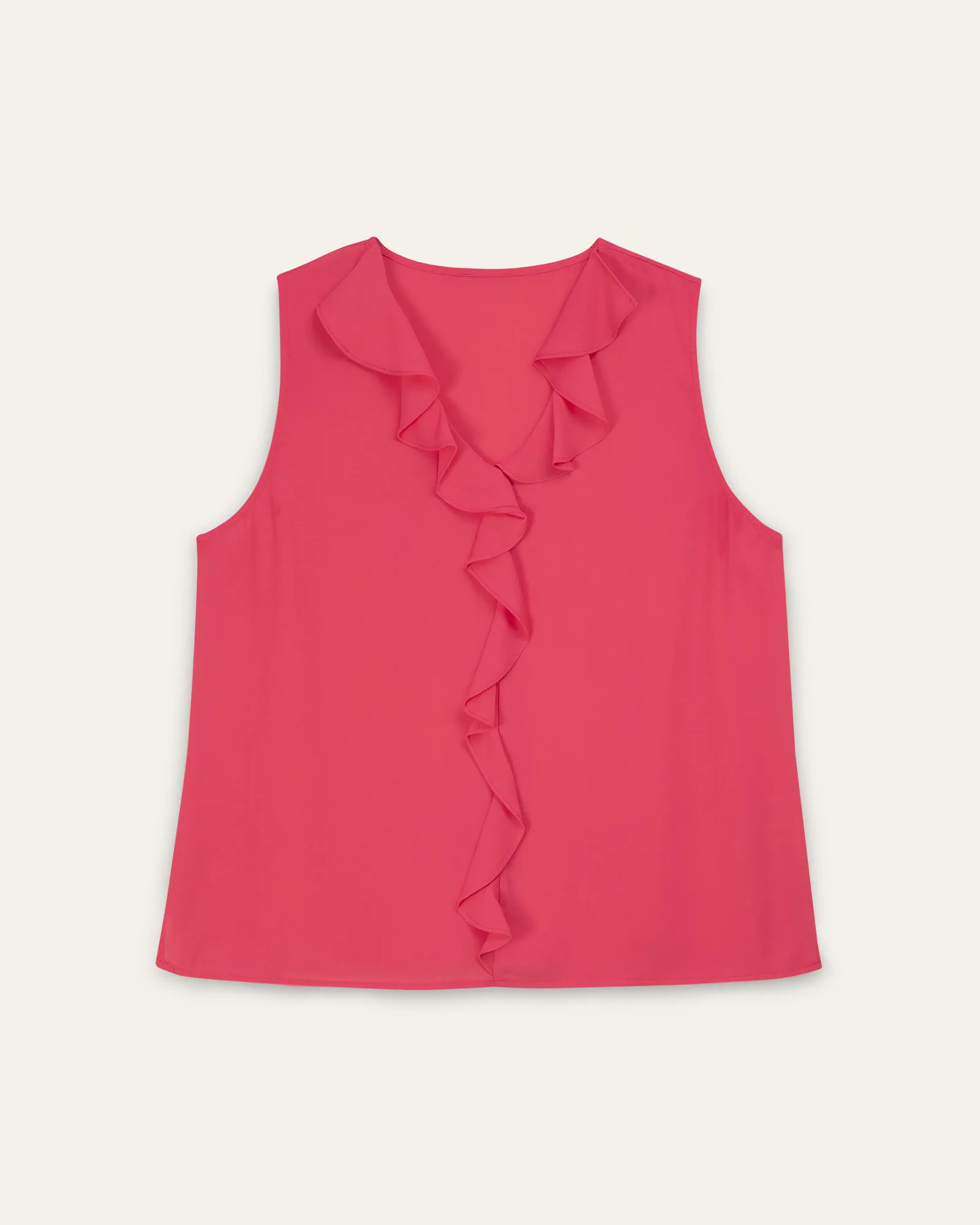 Fawn Ruffle Front Blouse | Magenta