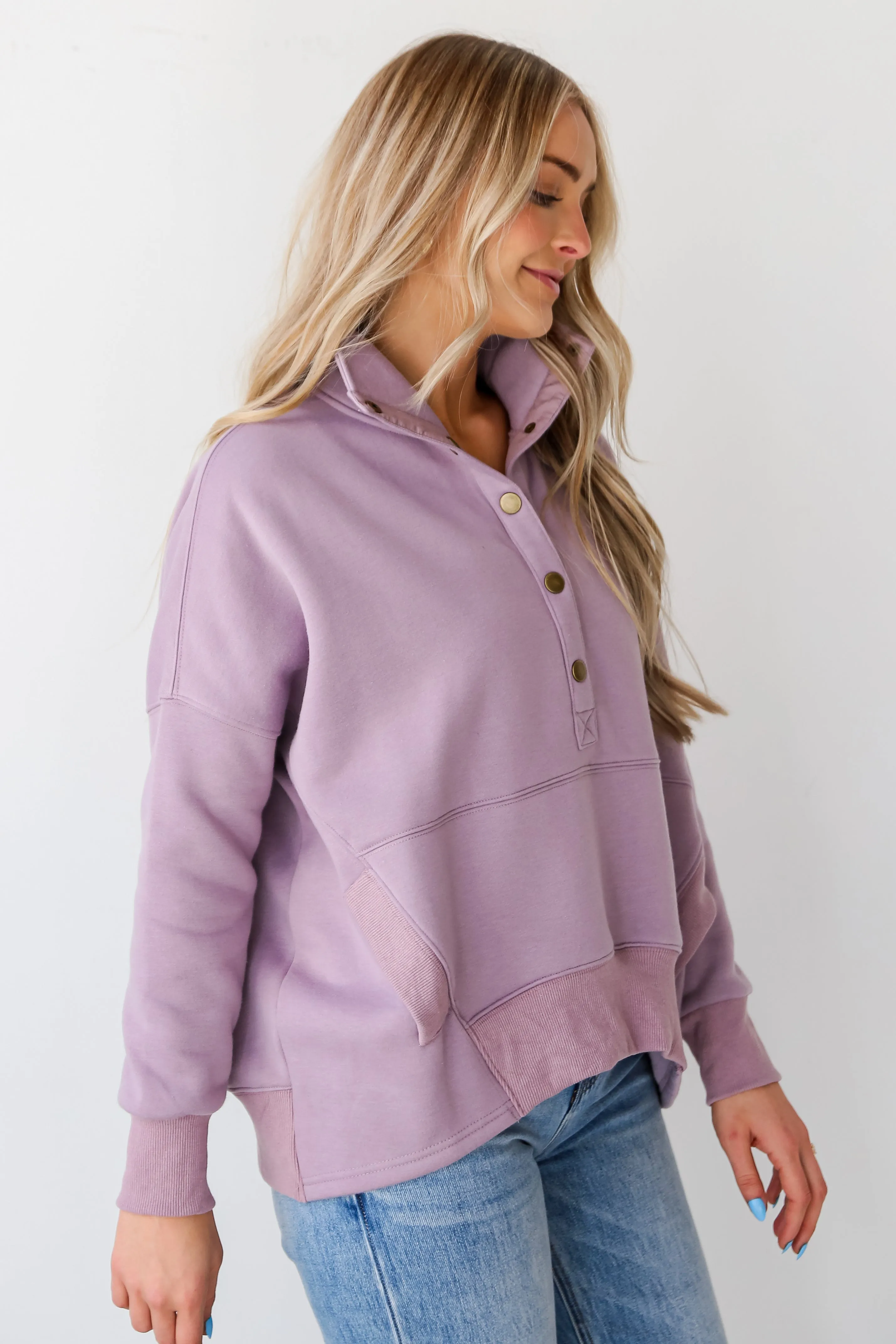 FINAL SALE - Lexi Oversized Fleece Pullover