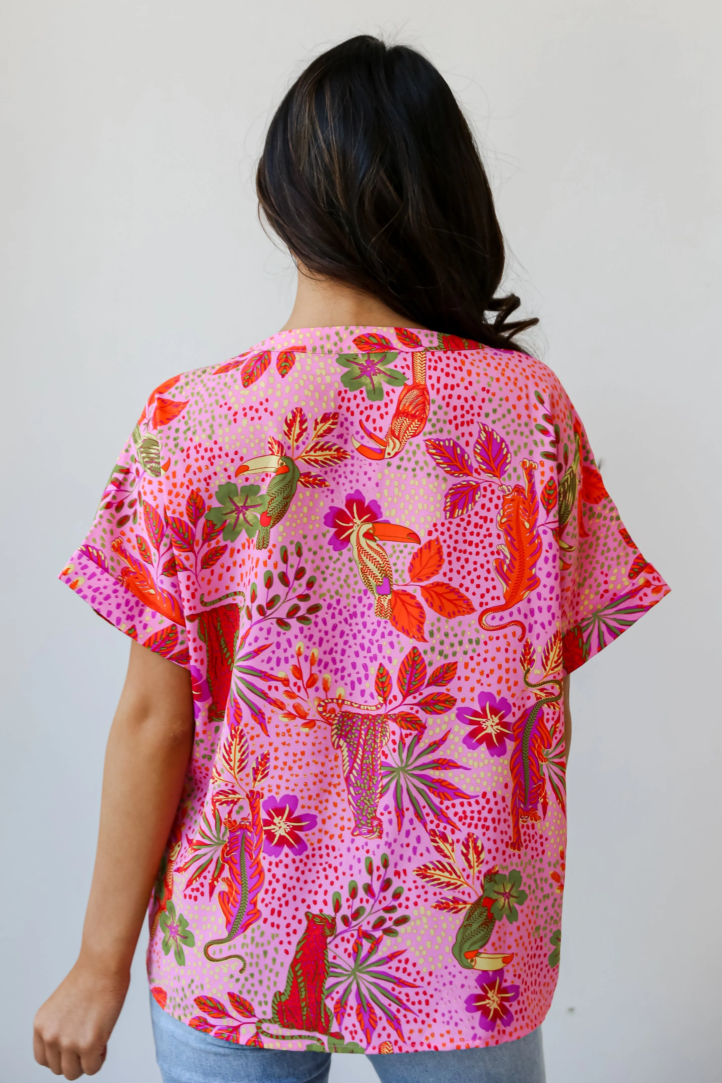 FINAL SALE - Queen Of The Jungle Blouse