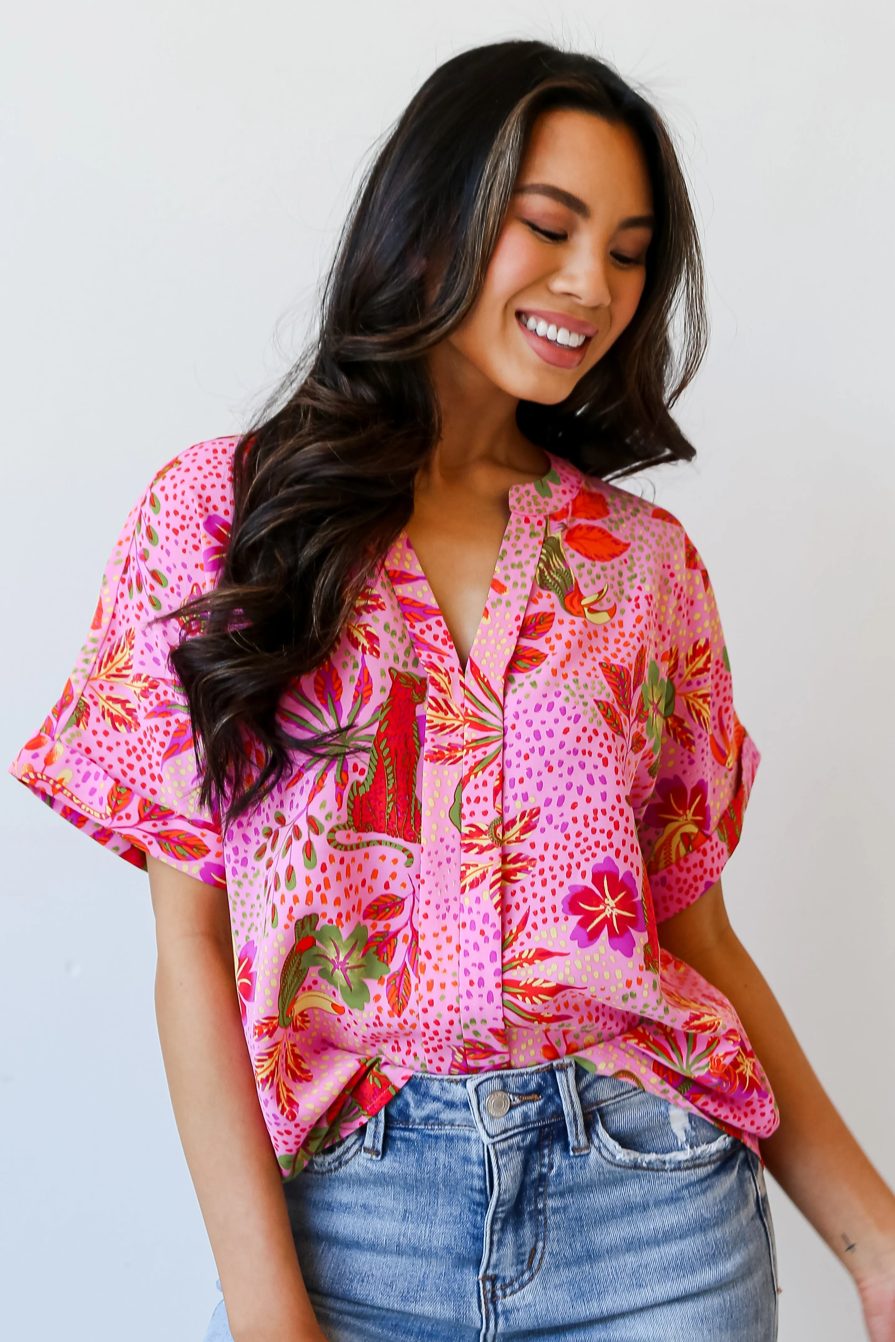 FINAL SALE - Queen Of The Jungle Blouse