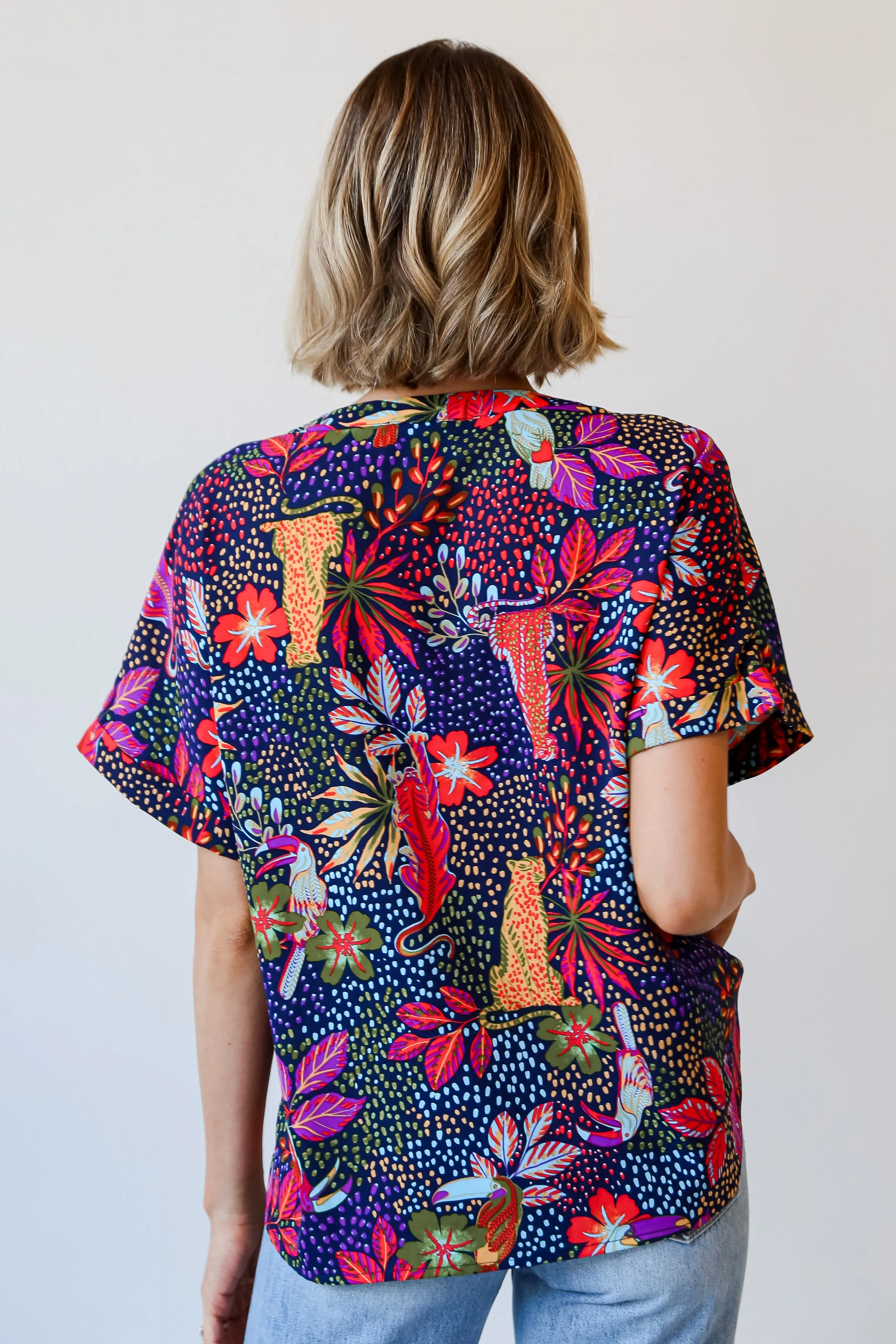 FINAL SALE - Queen Of The Jungle Blouse