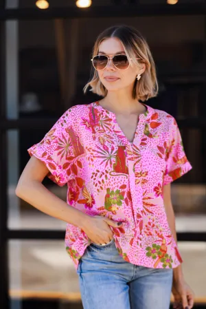 FINAL SALE - Queen Of The Jungle Blouse