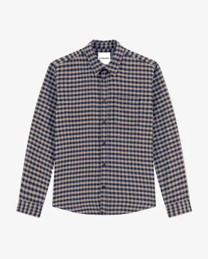 GORDES Shirt - Camel/Navy