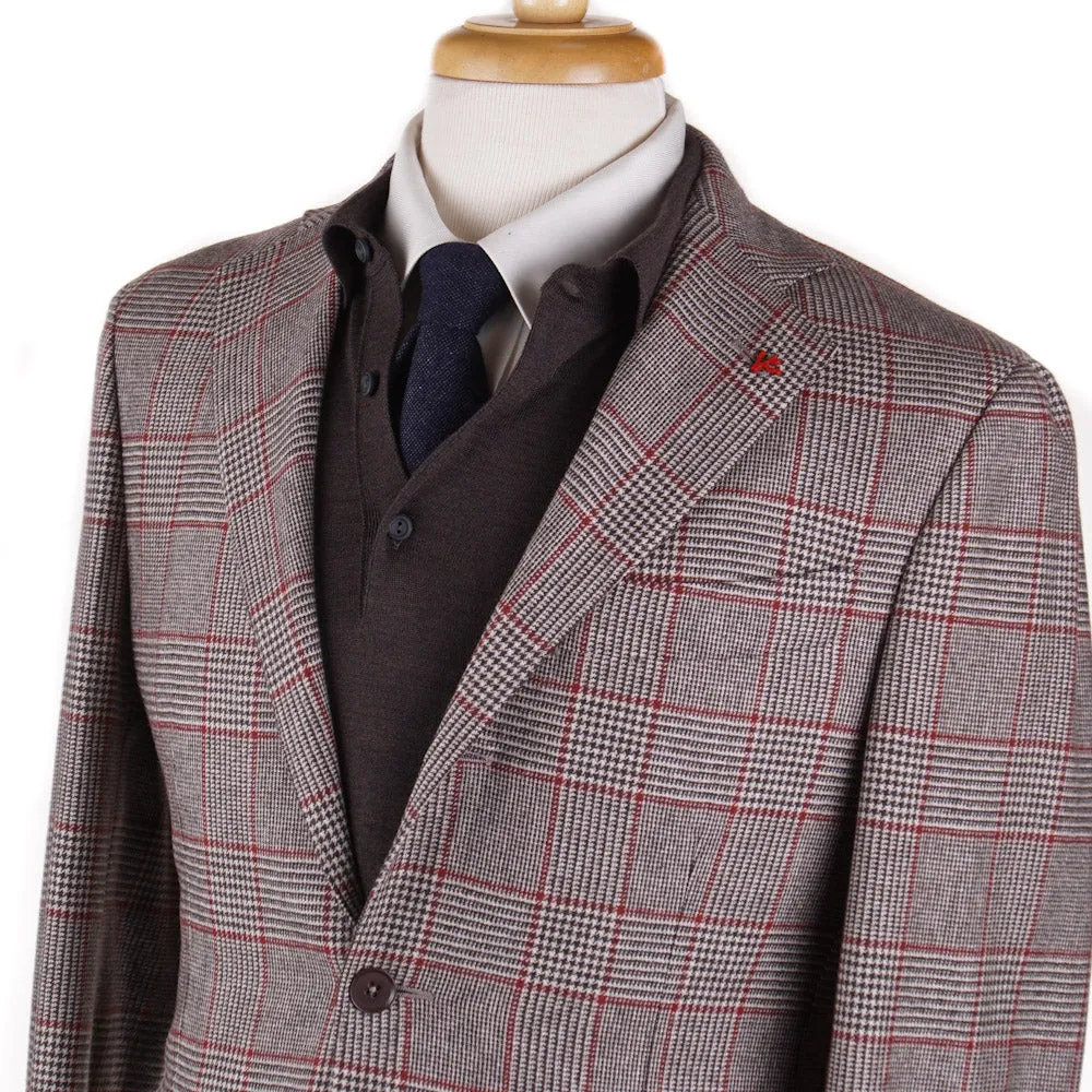 Isaia 'Tenero' Glen Plaid Wool-Cashmere Sport Coat