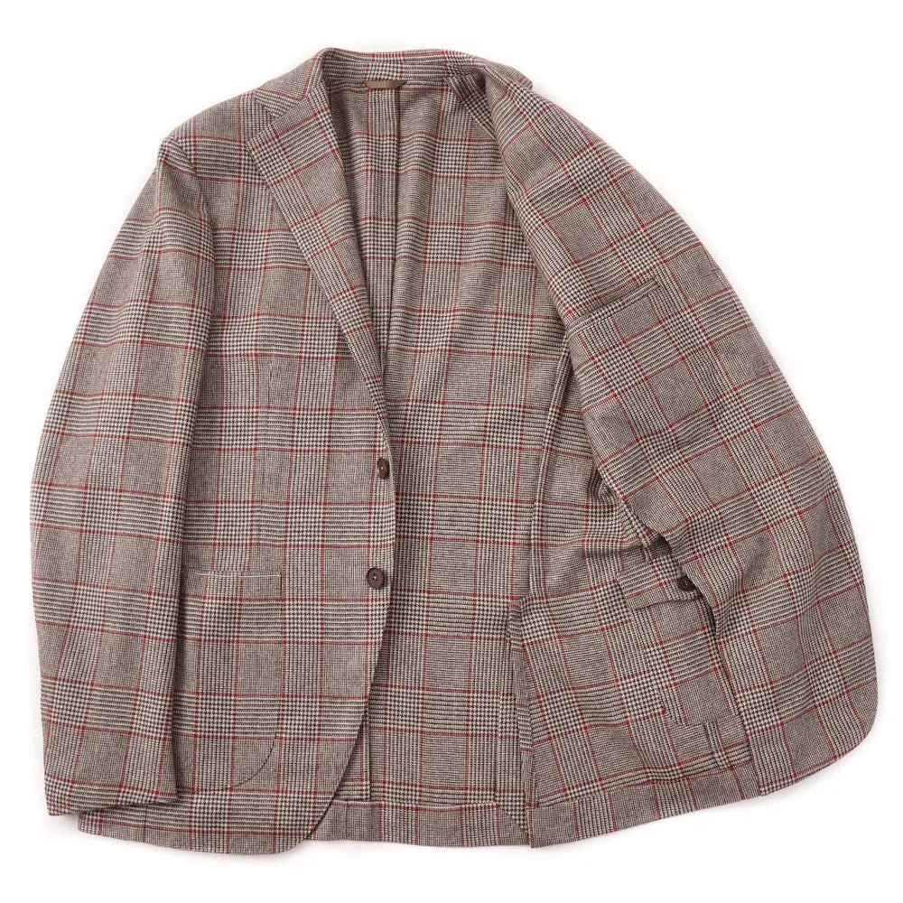 Isaia 'Tenero' Glen Plaid Wool-Cashmere Sport Coat