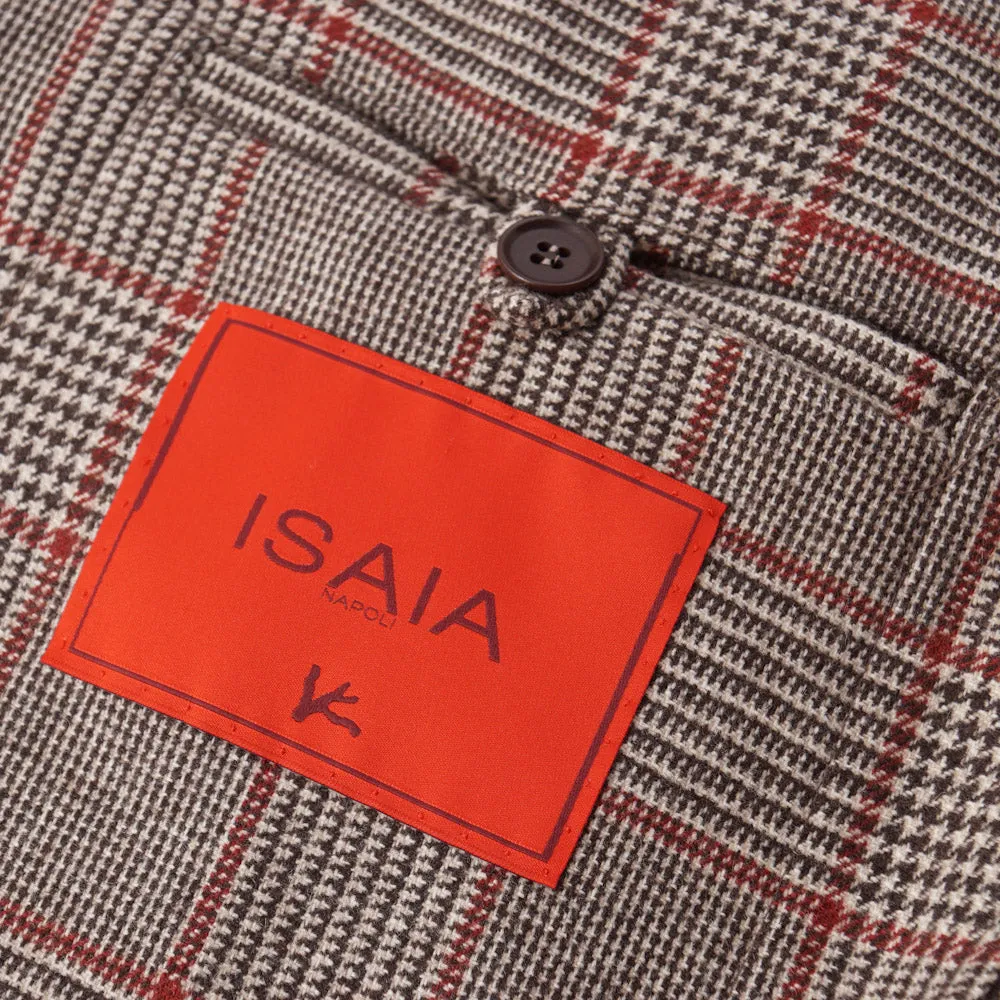 Isaia 'Tenero' Glen Plaid Wool-Cashmere Sport Coat