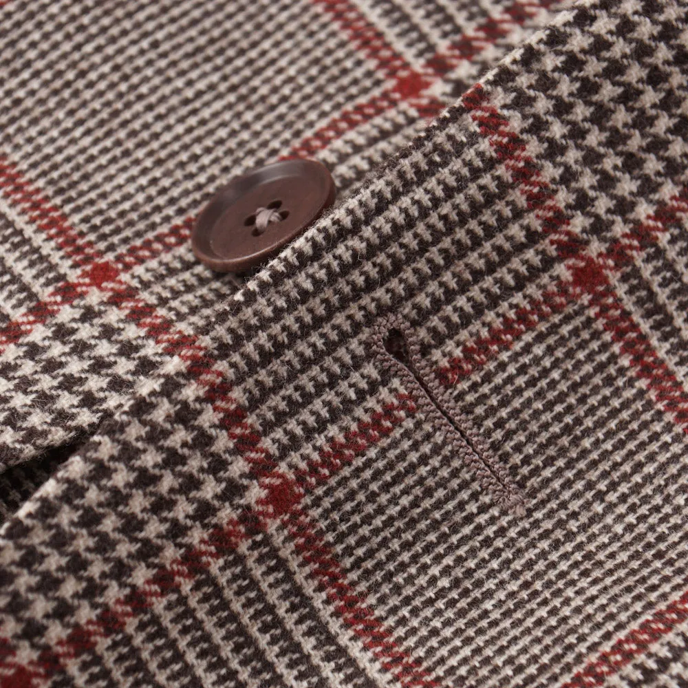 Isaia 'Tenero' Glen Plaid Wool-Cashmere Sport Coat