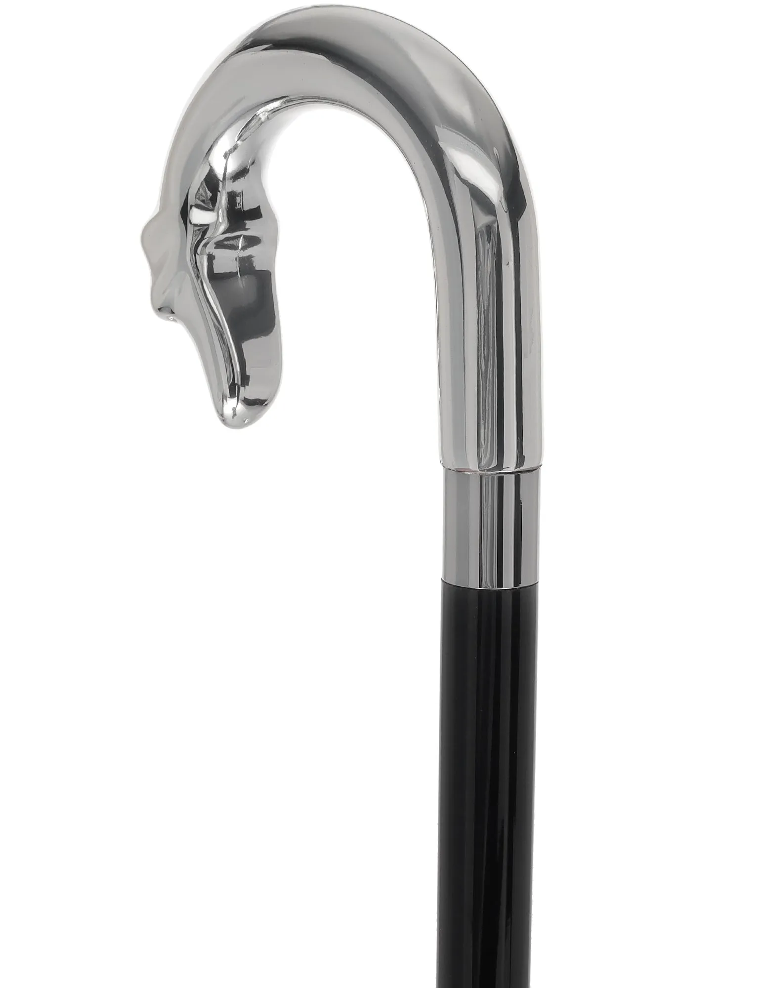 Italian Luxury Canine Majesty Walking Cane: Elegant Design