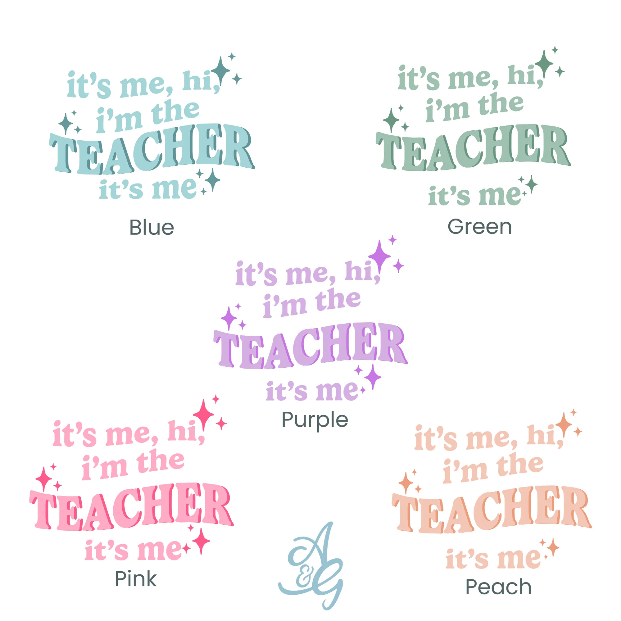 It's Me, Hi, I'm the Teacher It's Me Comfort Colors Tee