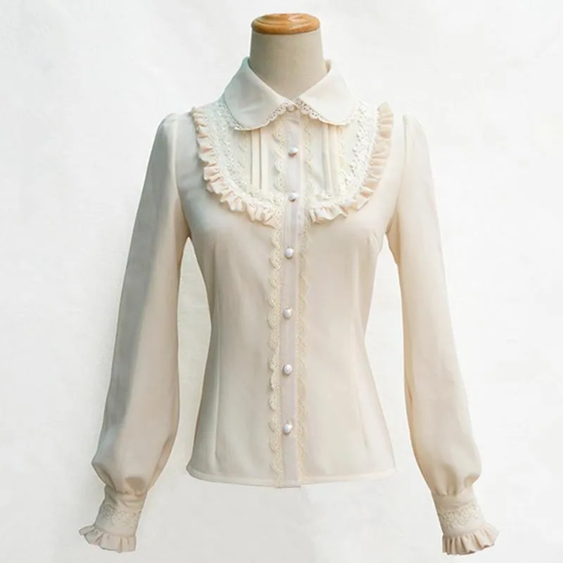 Lolita Collared Blouse (5 Colors)