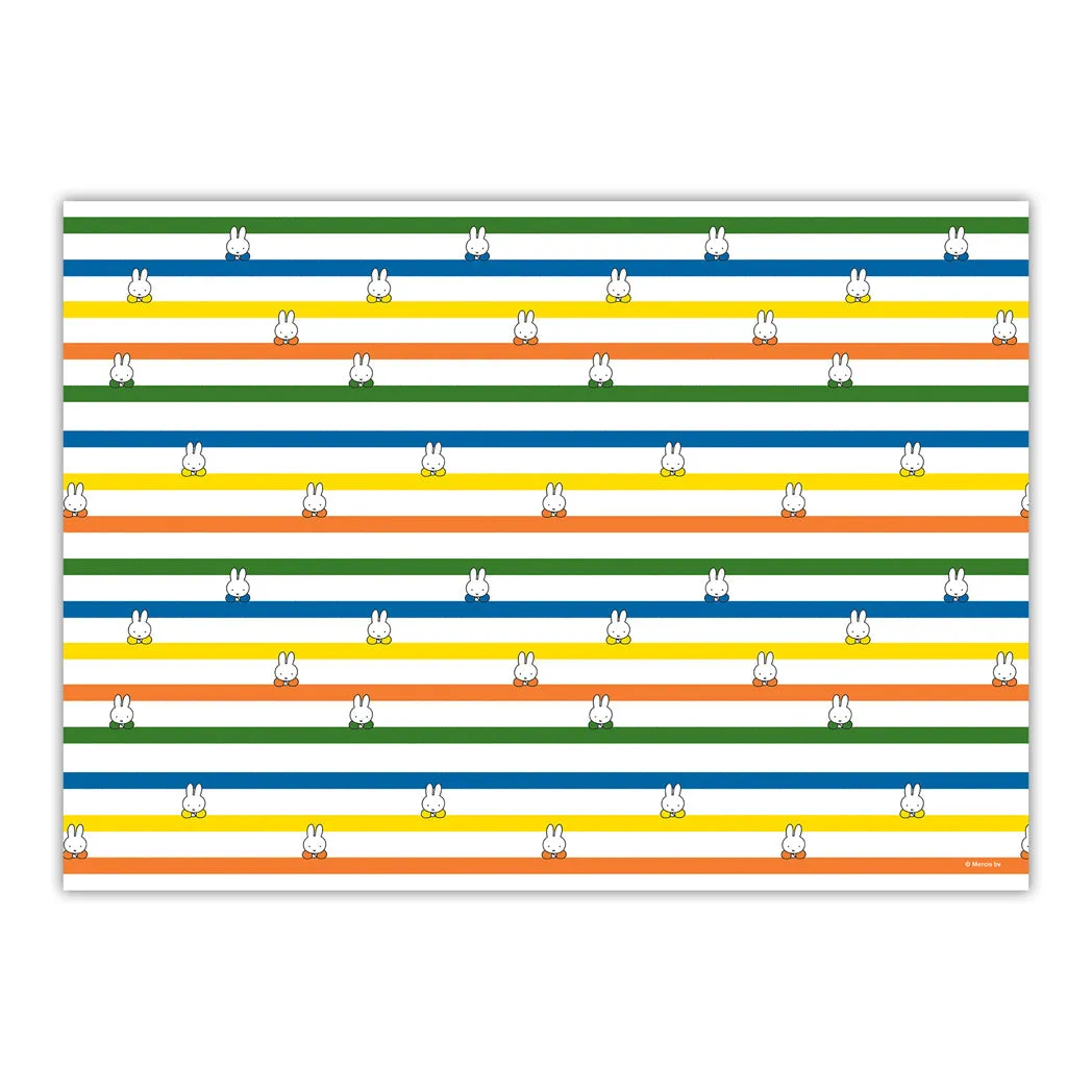 Miffy Classic Stripes Gift Wrap