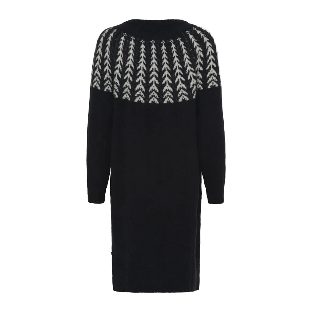 Monica Knit Dress - SR Navy