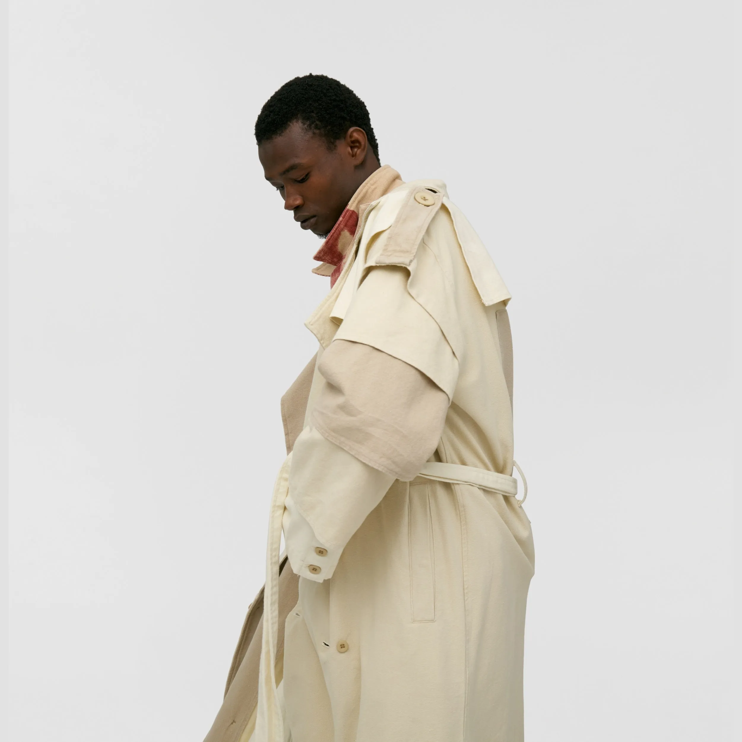 Multi Layered Trenchcoat [Light Tan]