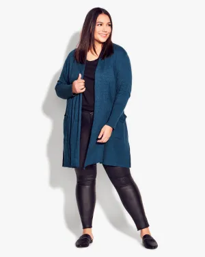 Nadine Relaxed Fit Cardigan | Teal