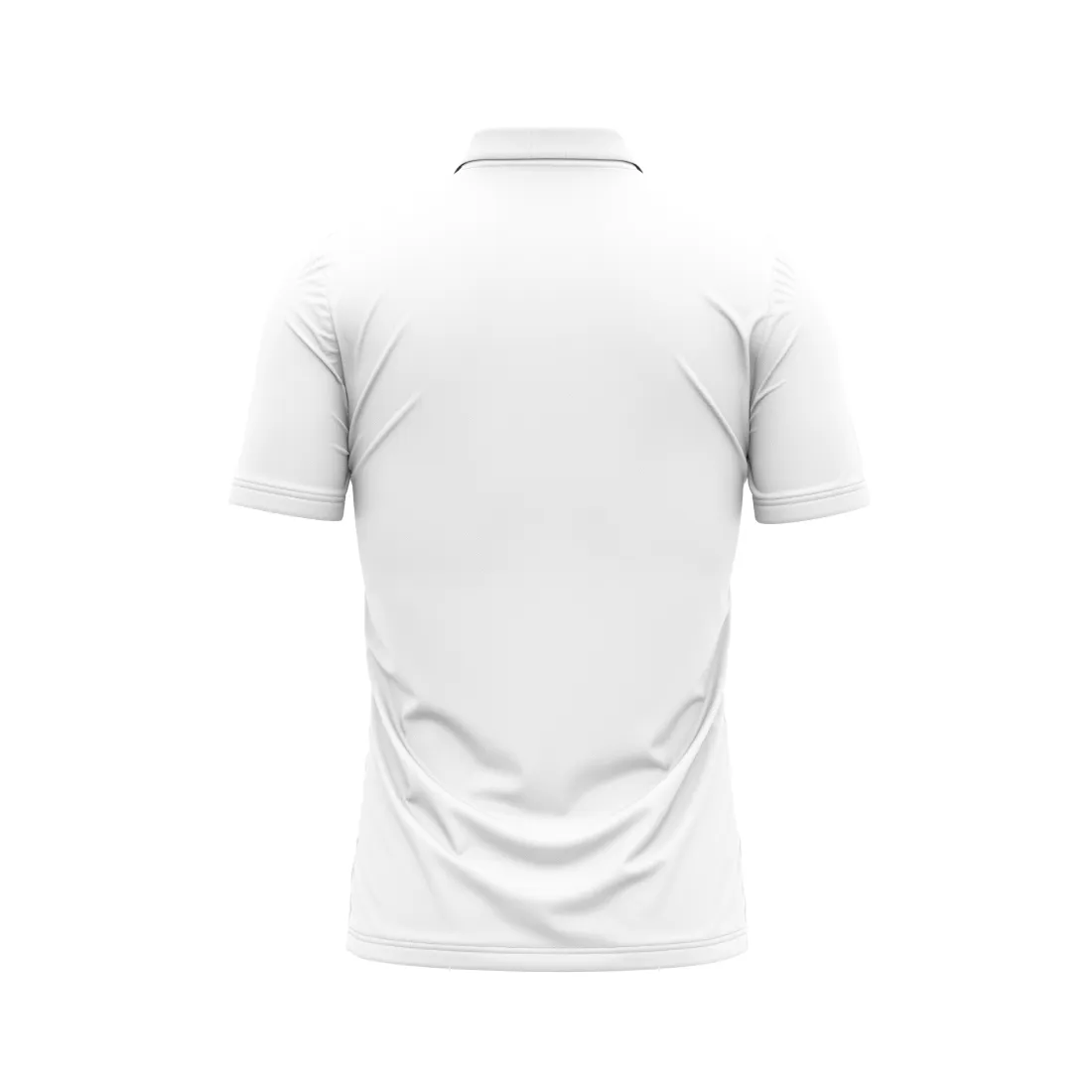 Next Print Customized Polo Neck White Jersey NPTS91