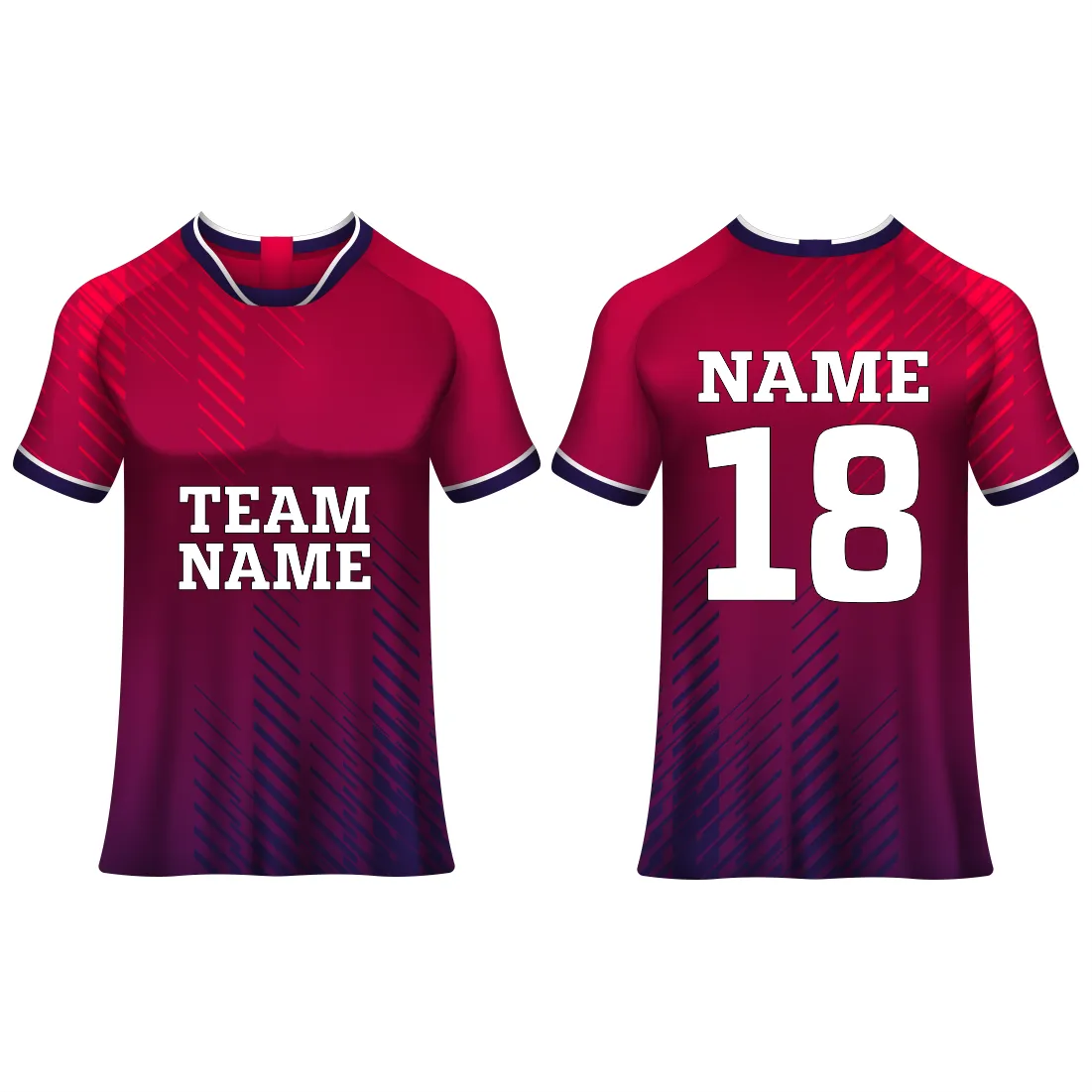 NEXT PRINT Customized Sublimation Printed T-Shirt Unisex Sports Jersey Player Name & Number, Team Name.2056155353