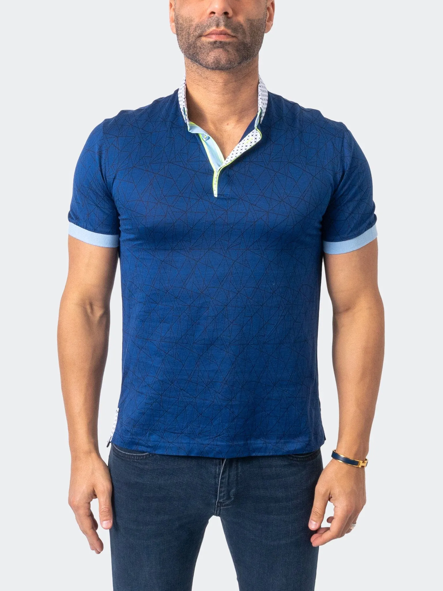 Polo Mozarttriangles Blue