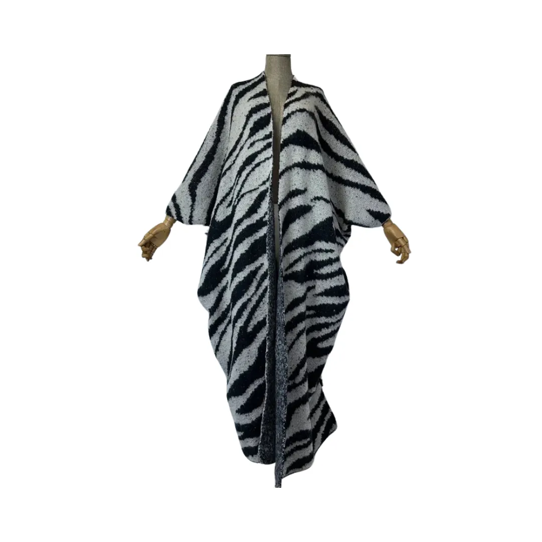 Pre Order:  Warm Zebra Print Cardigan - WINI