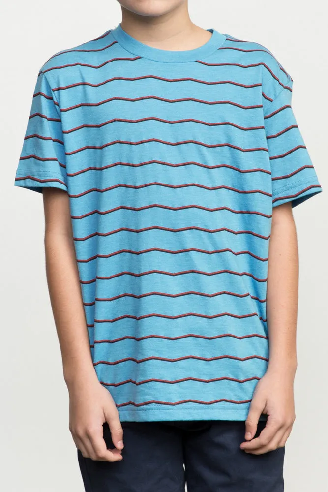 RVCA Boys VA Striped Tee