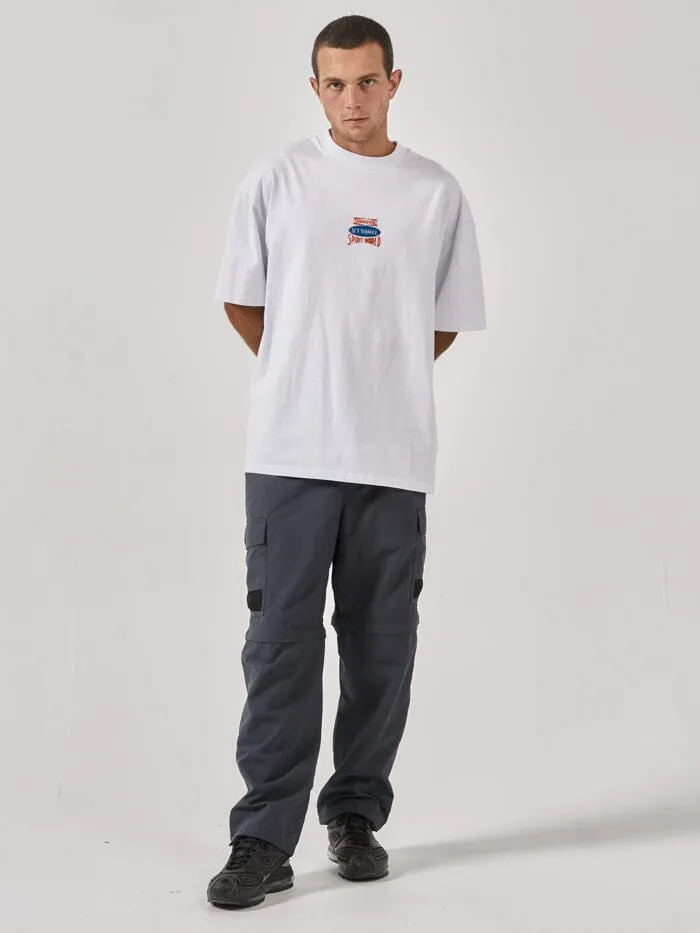 Spirit World Box Fit Oversize Tee - White