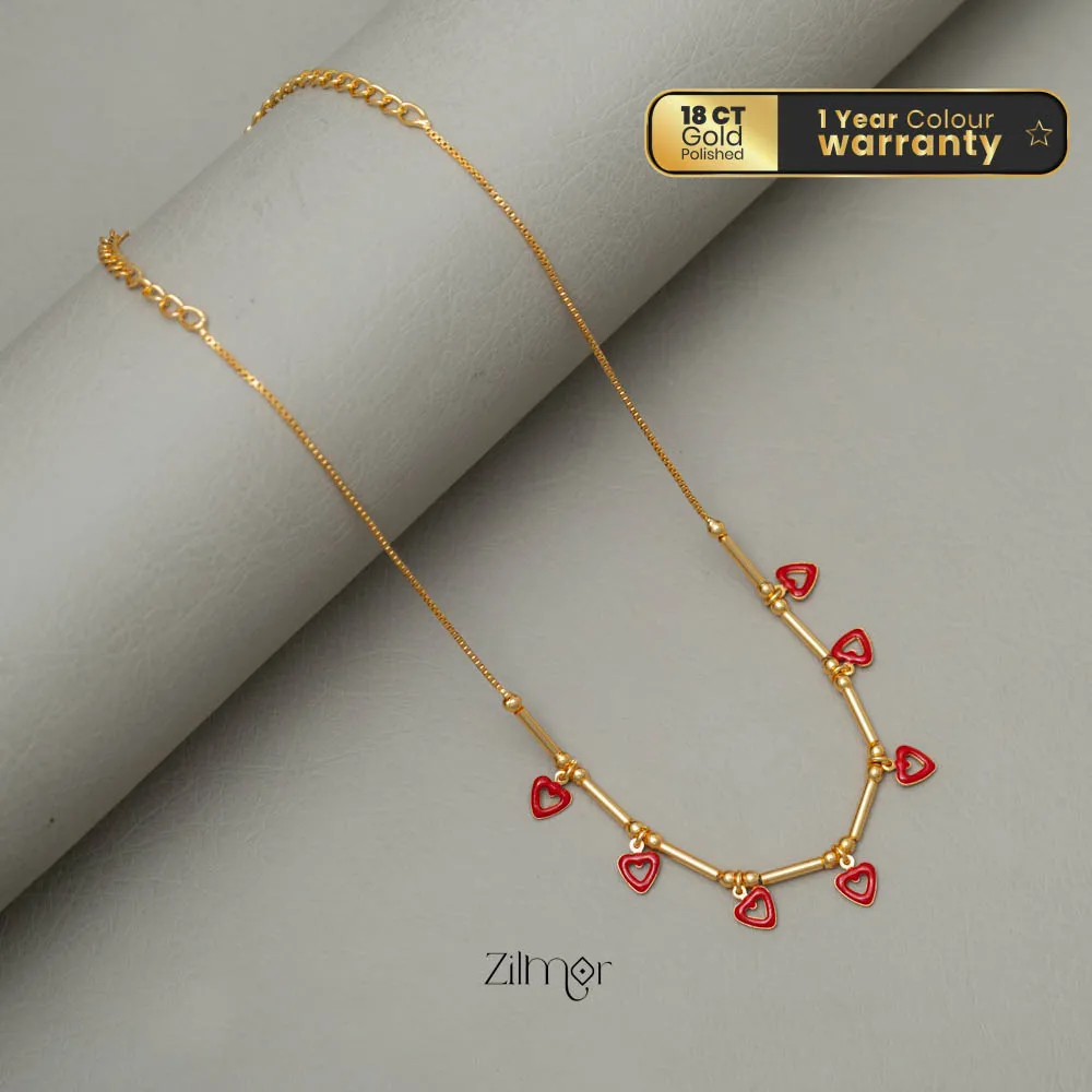 TR101787 -  Gold-plated Delicate Daily Wear Necklace