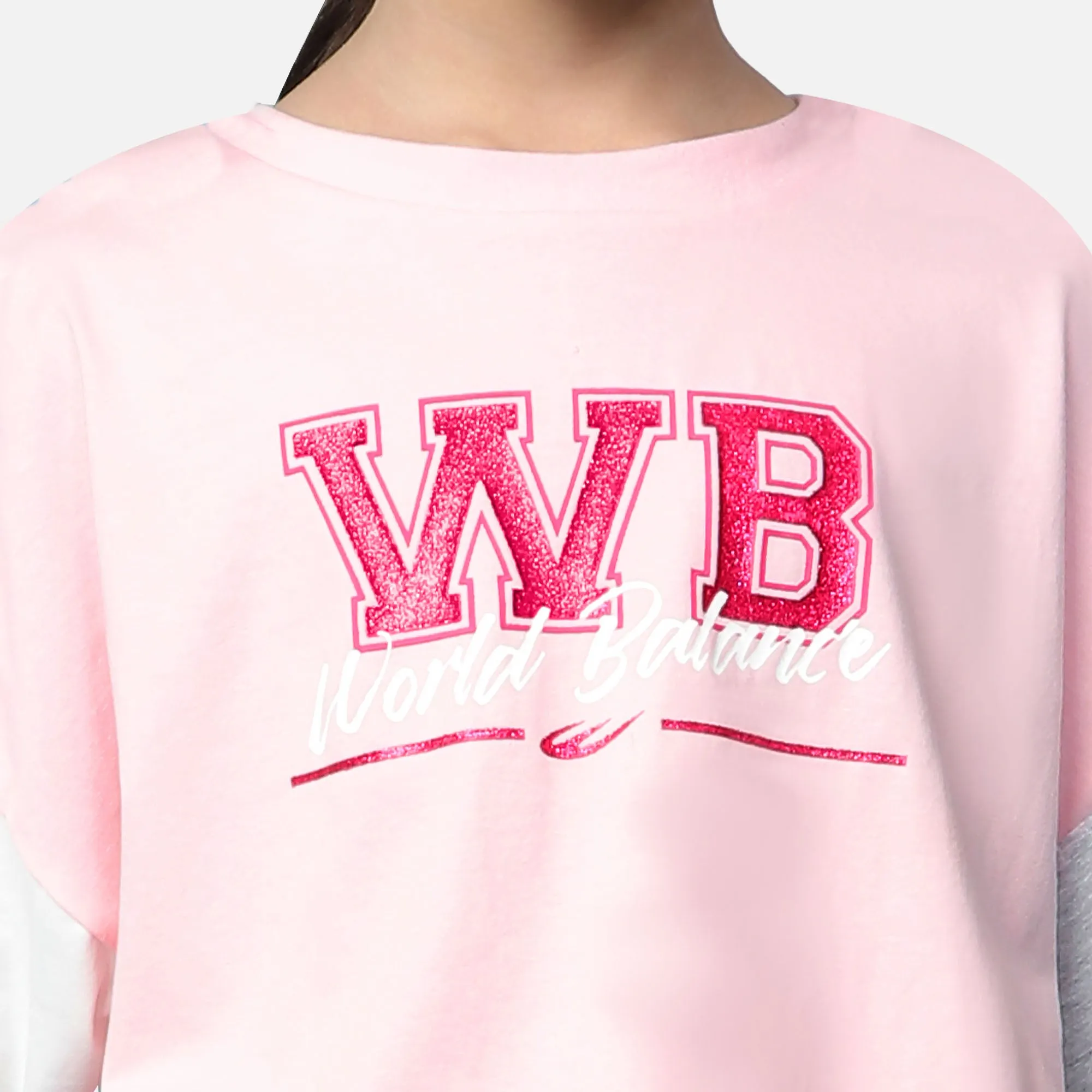 WB GIRLS CROPPED TEE