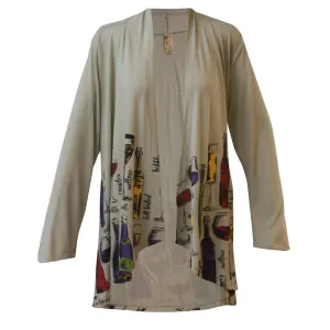 Wineology Long Sleeve Kimono